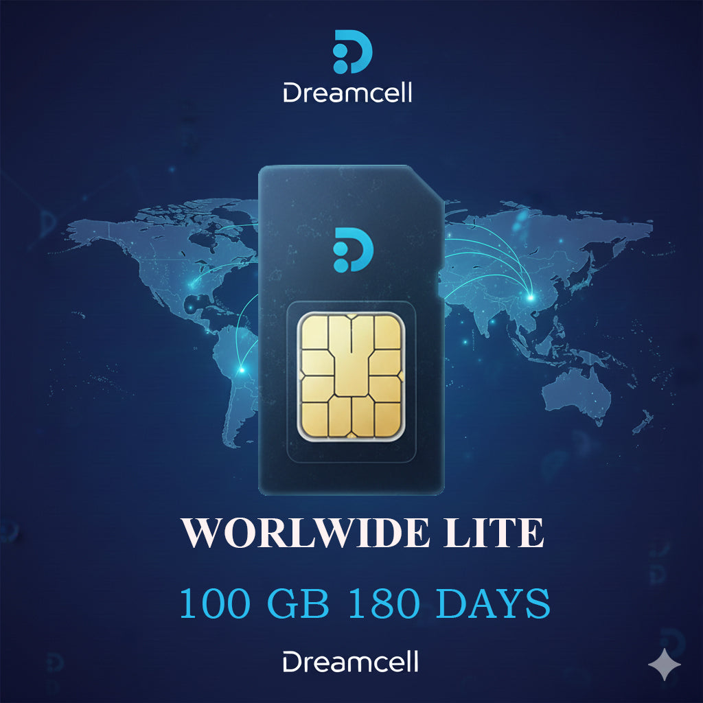 Worldwide Lite, 100 GB, 180 Days