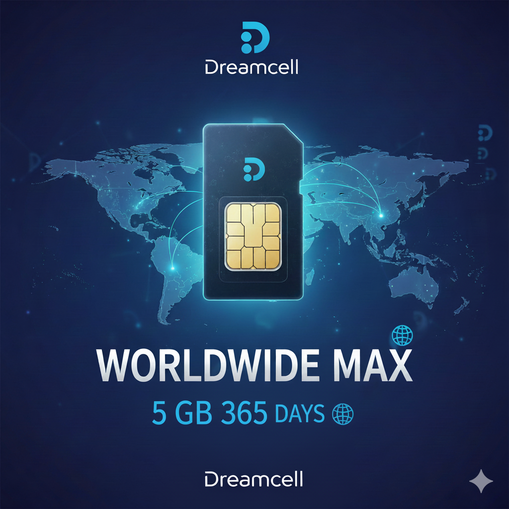Worldwide Max, 5 GB, 365 Days
